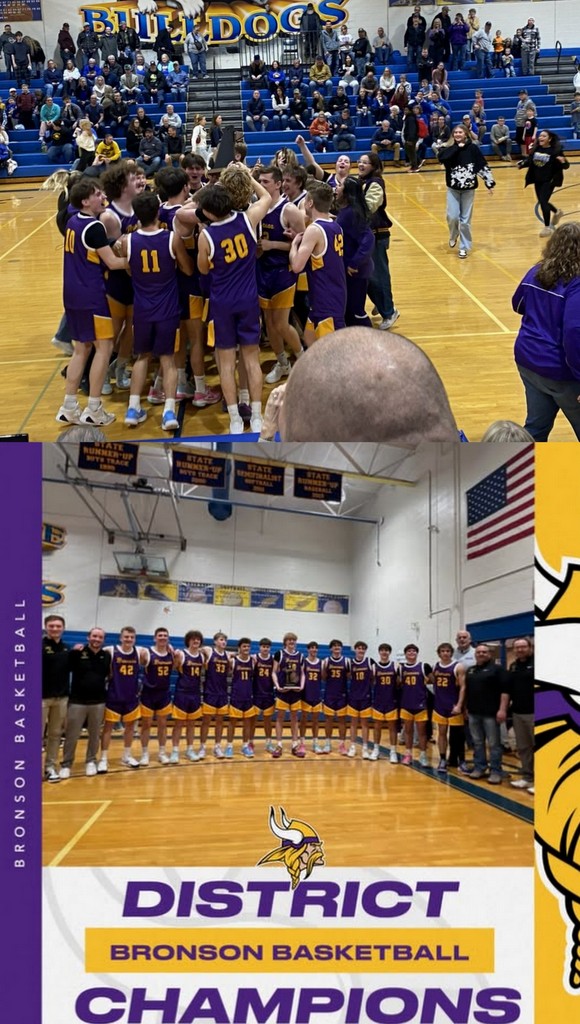 Bronson tops Centreville 78-65 to win Division 3 District Title